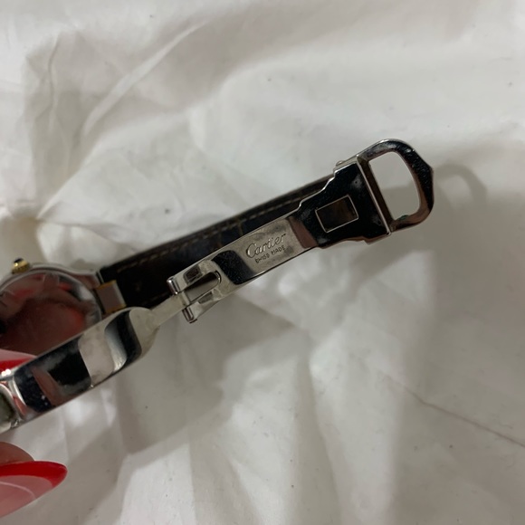 Women's Cartier Must De Cartier 21 Model 1340 Quartz Watch Two-Tone Gold Plate - Picture 5 of 6